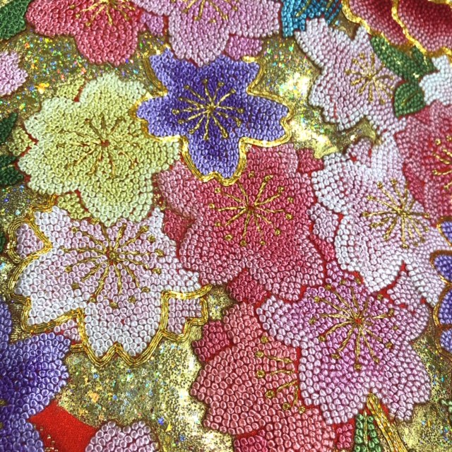12-003 相良刺繍 豪華絢爛 総刺繍 高級 打ち掛け 小難あり 美品 